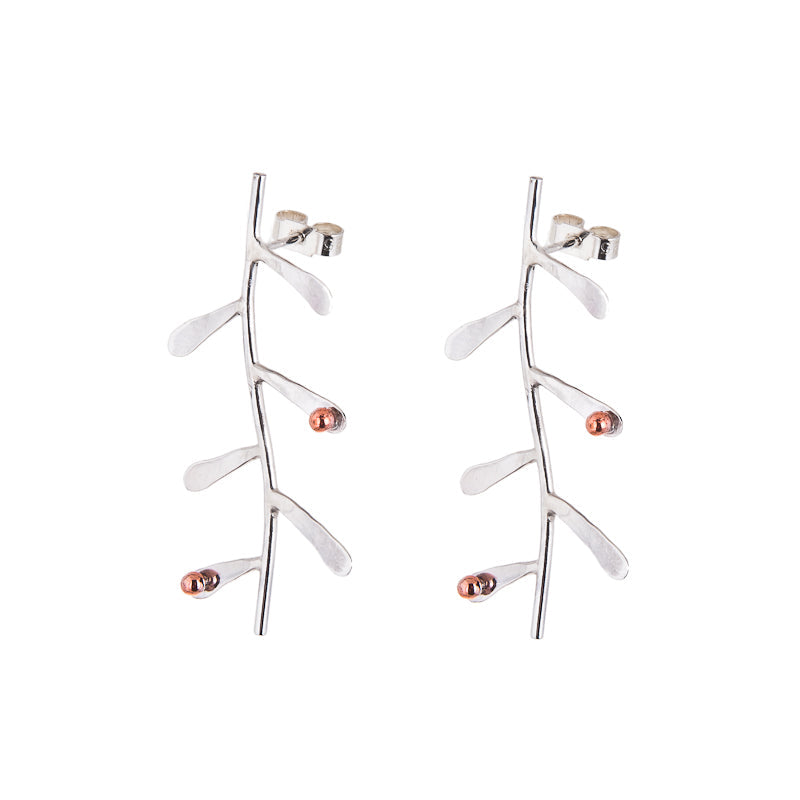 Long Fern Earrings