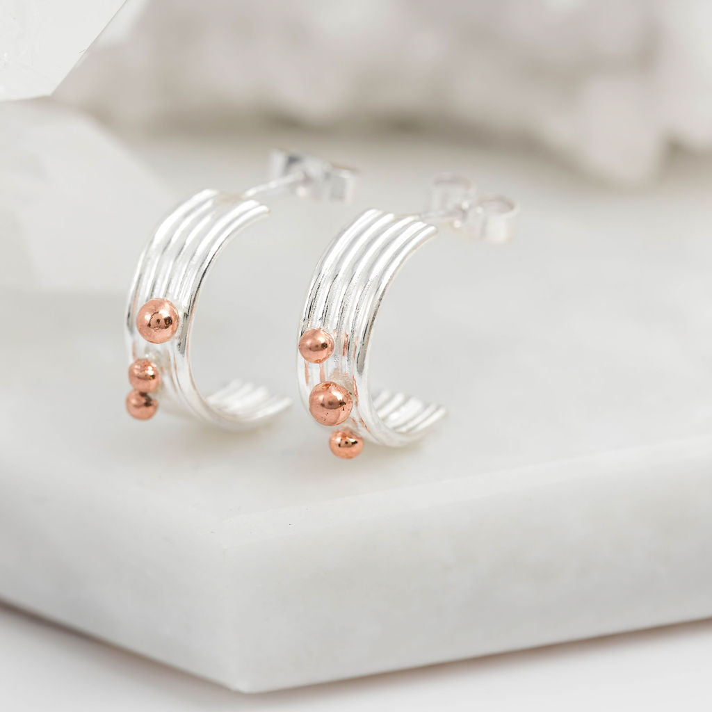 Wrapped Hoop Earrings