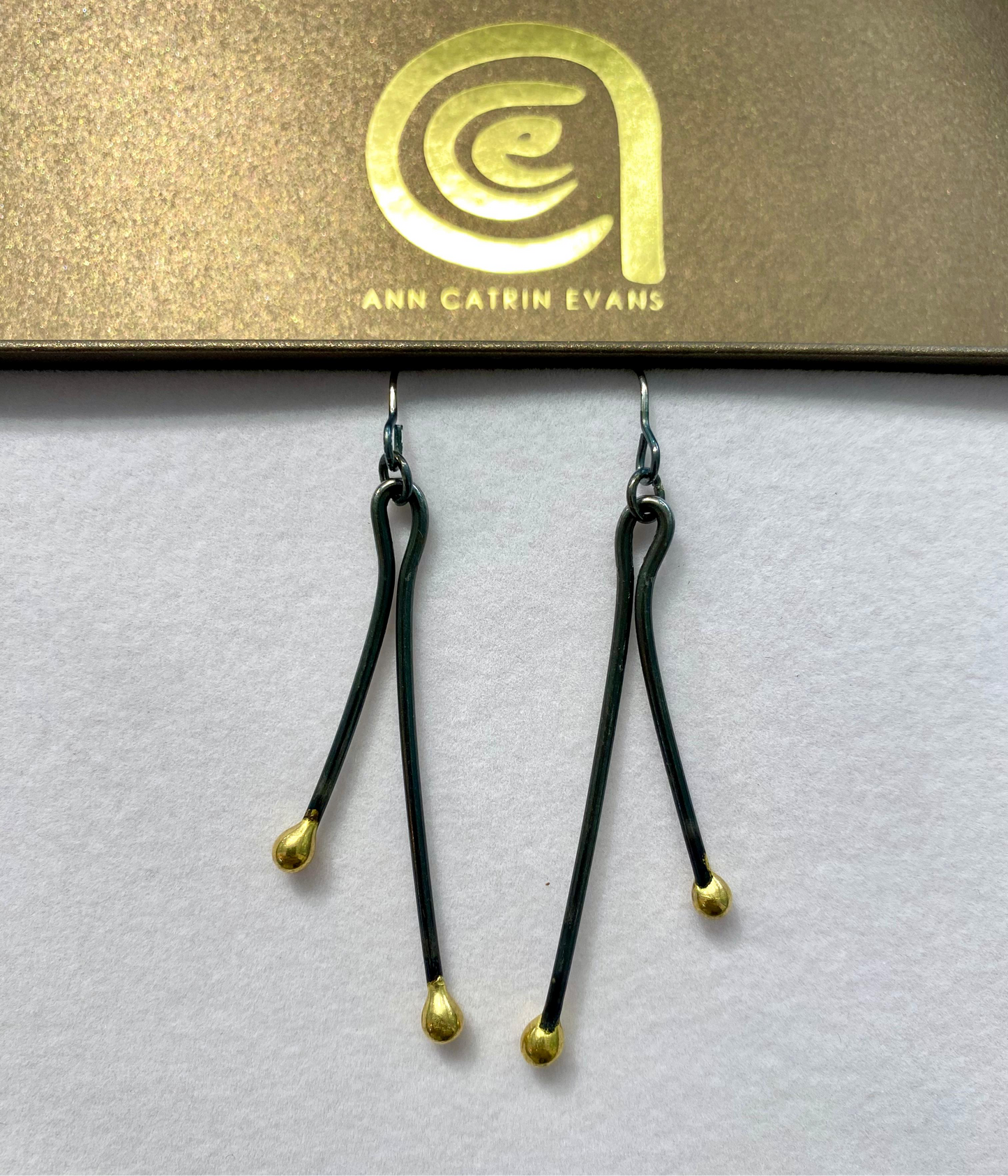 'Gwlith' drop Earrings