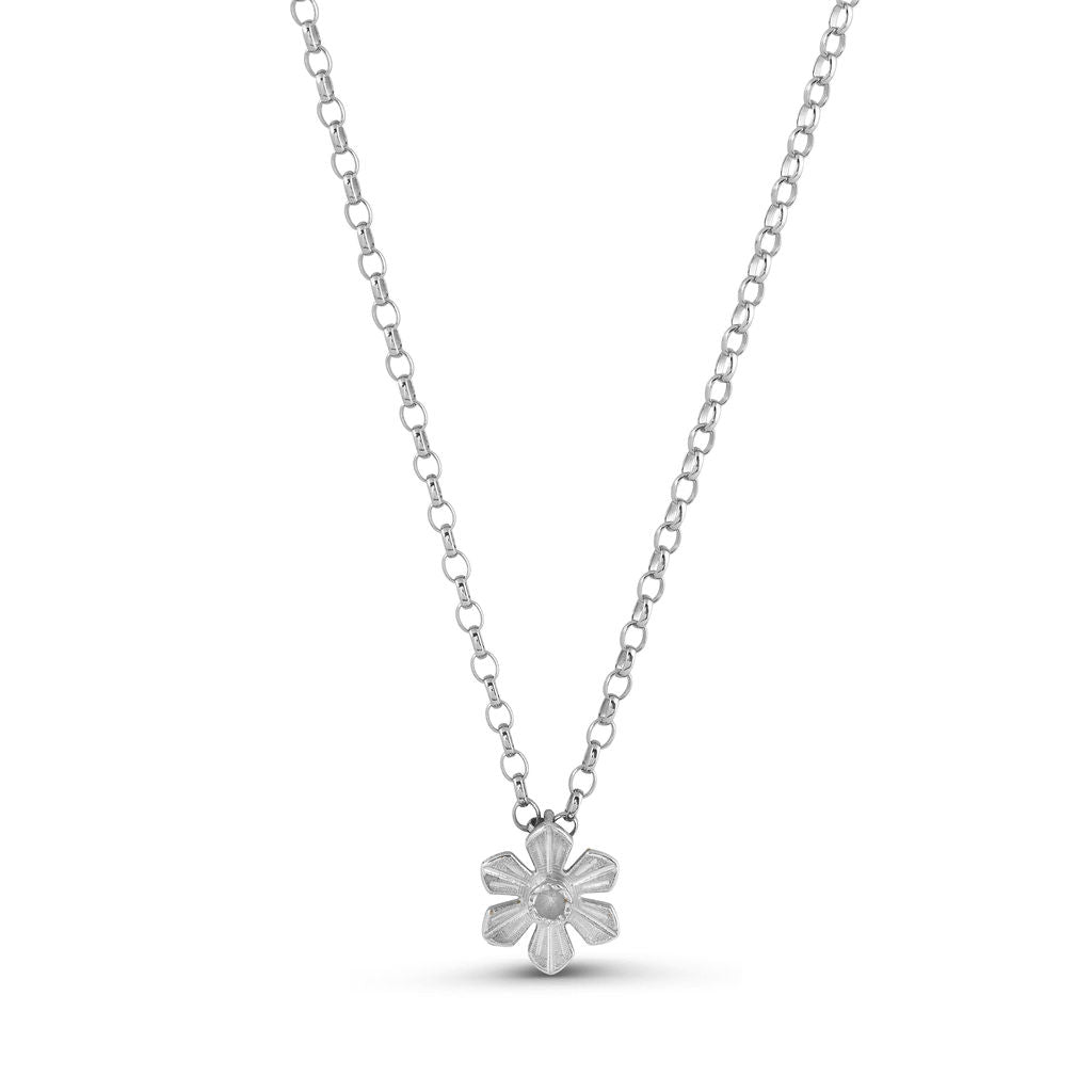 Daffodil Pendant - Small - Silver