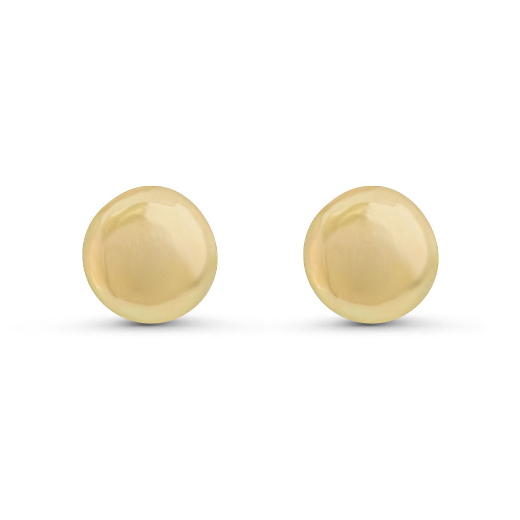 Dot Stud Earrings - 9ct Yellow Gold