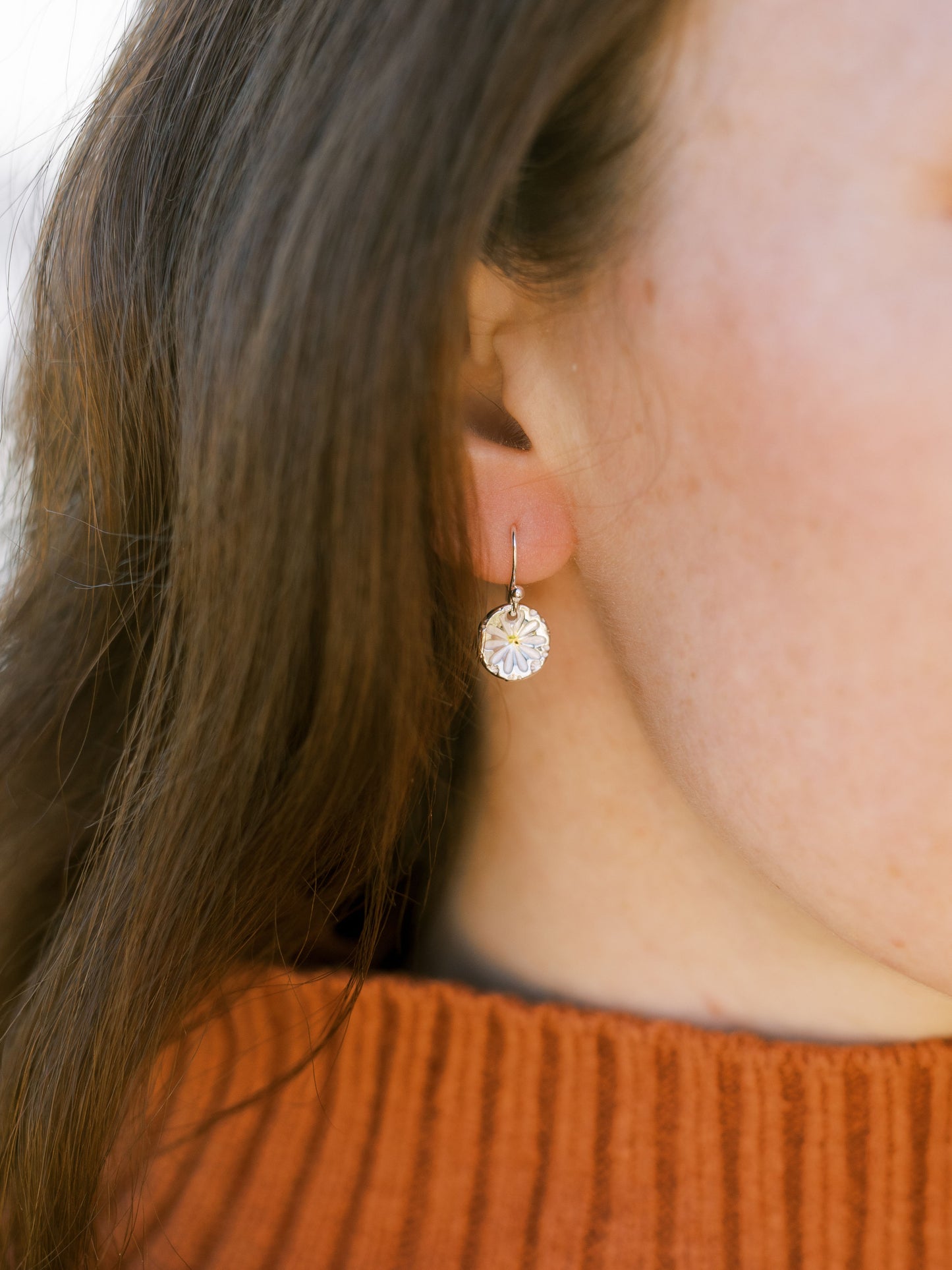 Medium Daisy Hook Earrings