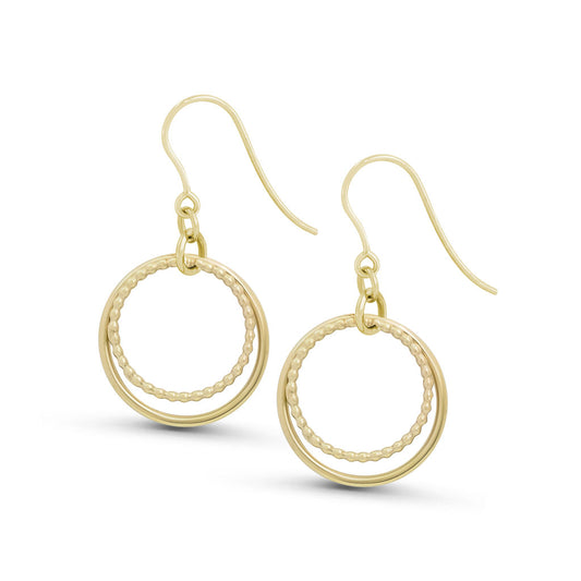 Large Hoop Earrings - Gold