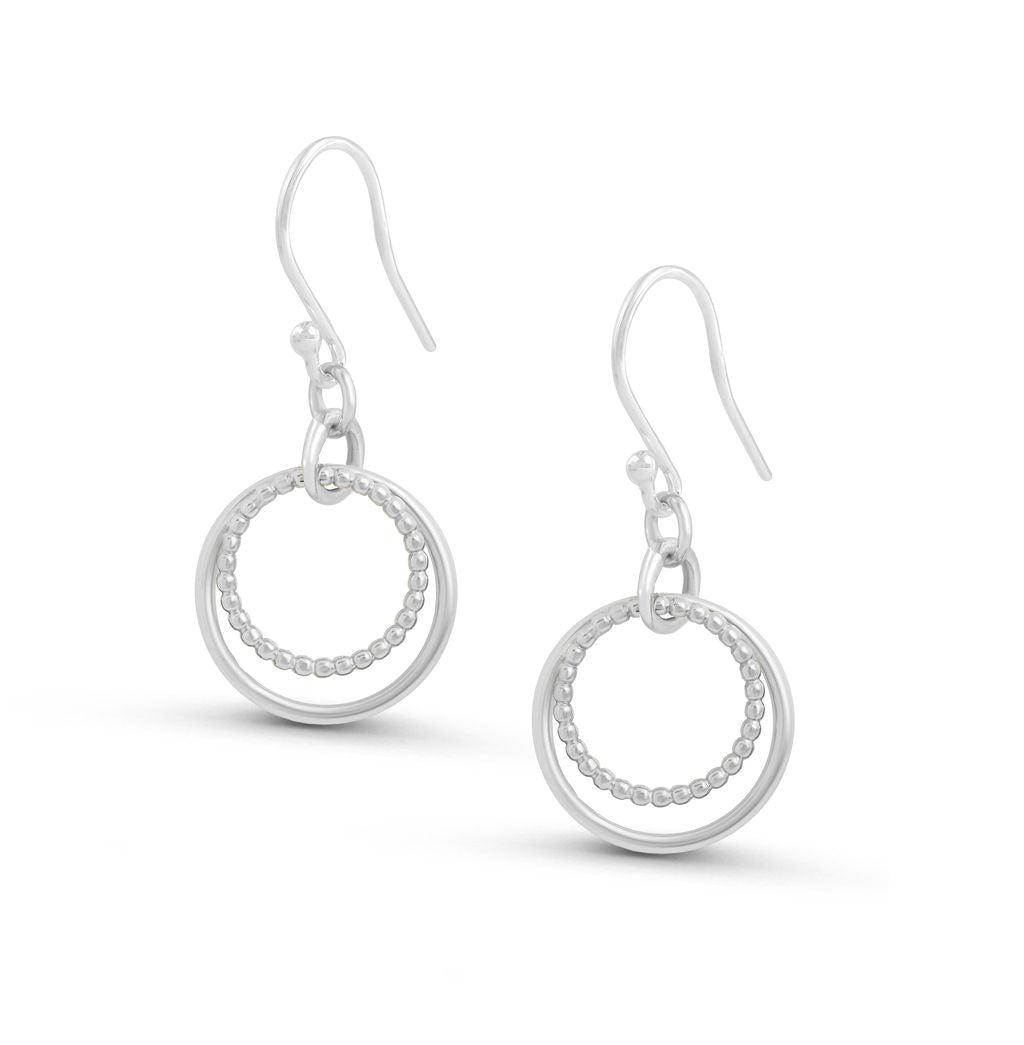 Small Hoop Earrings - Silver