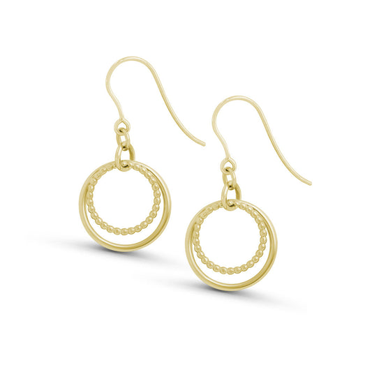 Small Hoop Earrings - Gold