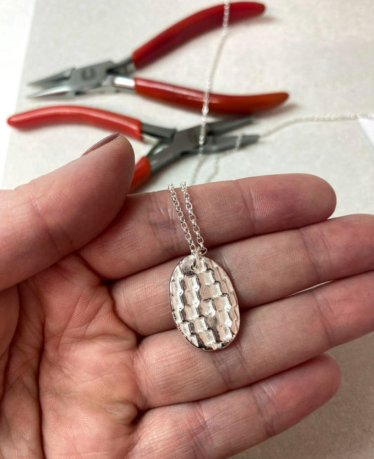 Make a Precious Silver Clay Pendant and Earrings 15/02/2025