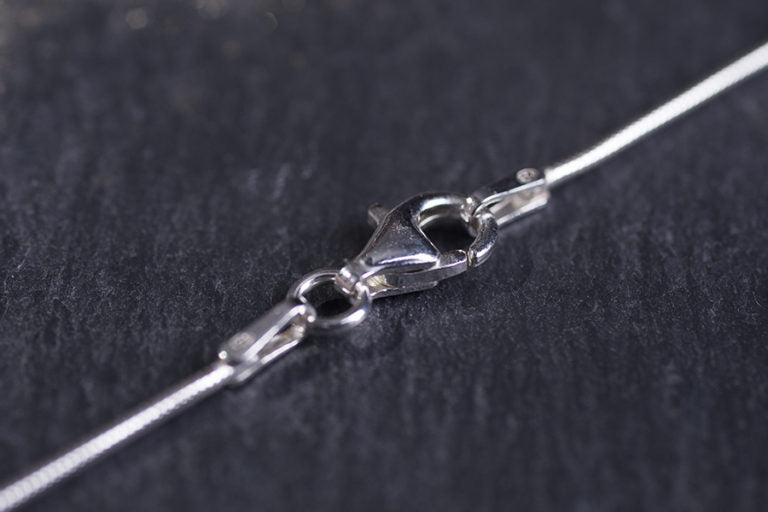 Droplet Necklace with Platinum Detailing