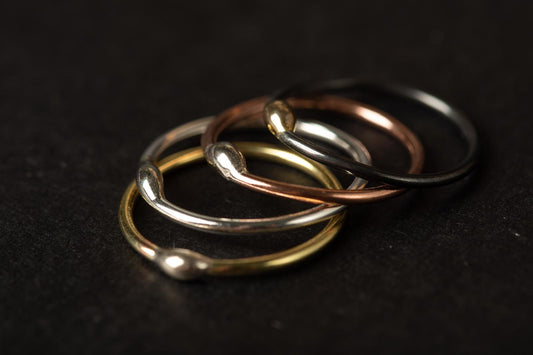 'Gwlith' Stacking Rings